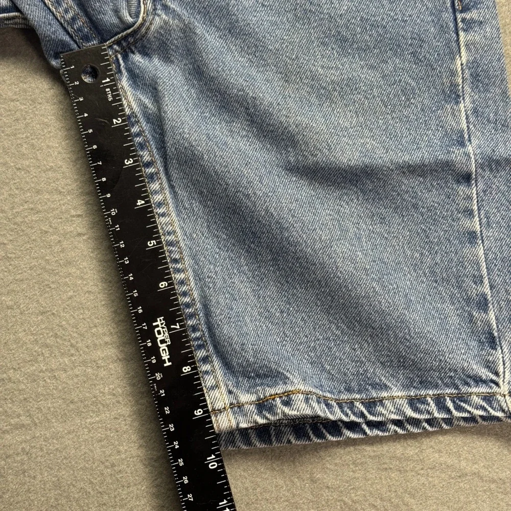 Levi's 570 Baggy Fit Denim Shorts Kids Size 10 Blue Medium Wash Vintage